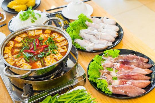 Thiện Kiều 오징어 샤브샤브