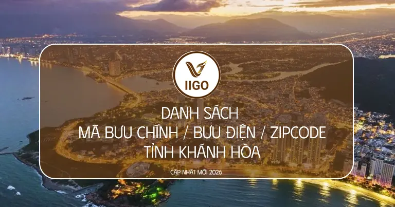 Mã Bưu Điện Khánh Hòa 2026 – Zip Code Nha Trang, Phan Rang, Cam Ranh, Ninh Hòa