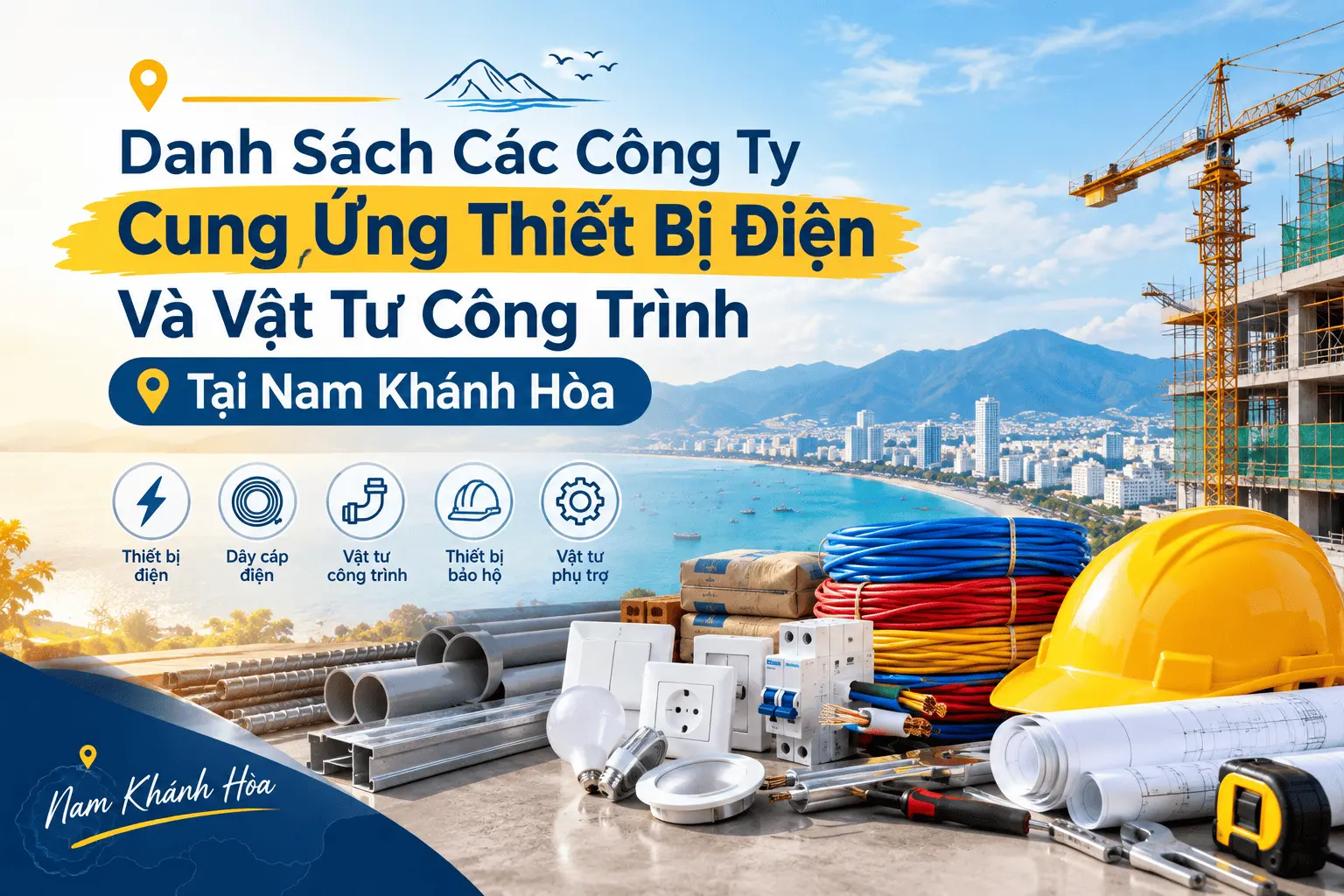 Danh Sách Các Công Ty Cung Ứng Thiết Bị Điện Và Vật Tư Công Trình Tại Nam Khánh Hòa
