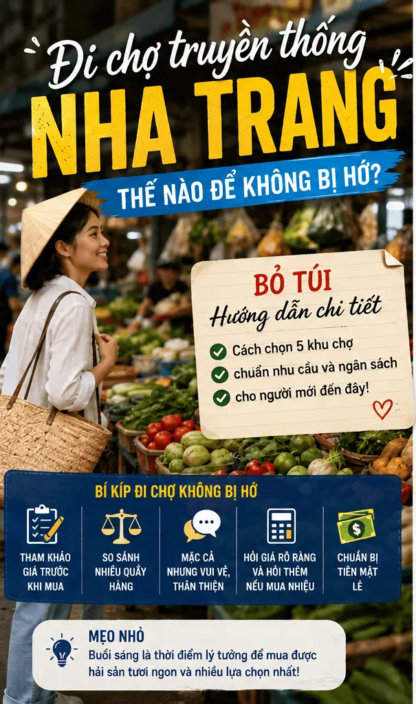 Cách Đi Mua Đồ Tại Chợ Truyền Thống Nha Trang Bạn Có Biết?