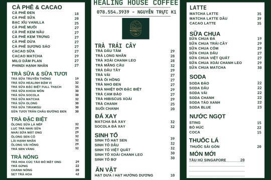 Healing House Coffee & Milk Tea