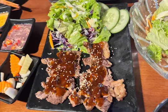 집 정원 바비큐 & 커피