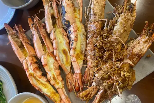 Ресторан Da Den: Giant Shrimp