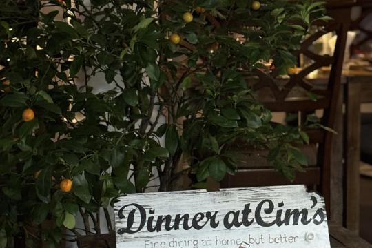 Dinner at Cim's