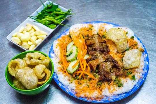 Grilled Pork Vermicelli at Hoàng Văn Thụ, Nha Trang