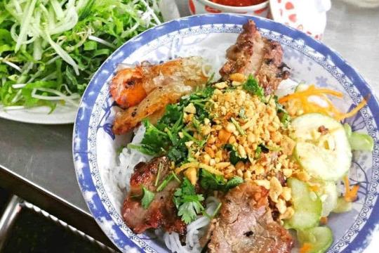 Grilled Pork Vermicelli at Hoàng Văn Thụ, Nha Trang