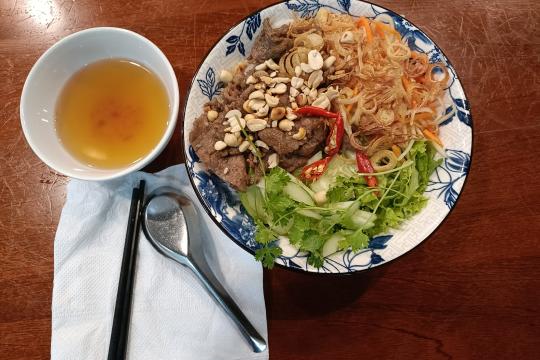 Hanoi Old Quarter Grilled Pork with Vermicelli in Nha Trang